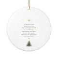 A Special Spot Upon Our Tree, Memorial Christmas Bauble-  1-Side Printed